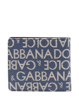 Portefeuille en jacquard Dolce & Gabbana