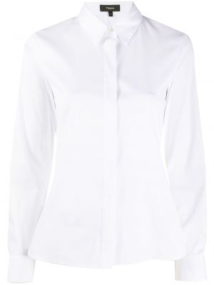 Camisa manga larga Theory blanco