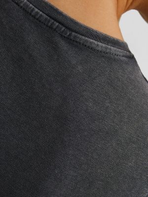 T-shirt a maniche lunghe Bershka grigio