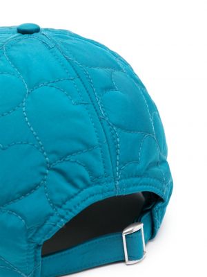 Pikowana czapka z daszkiem Arte niebieska