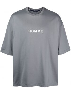 T-shirt aus baumwoll mit print Comme Des Garçons Homme