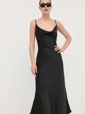 Sukienka długa Guess czarna