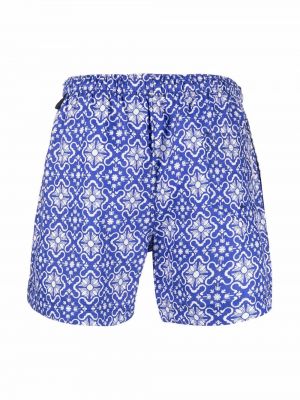 Shorts à imprimé Peninsula Swimwear bleu