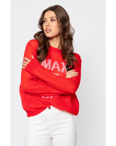 Sweter Max&co. czerwony