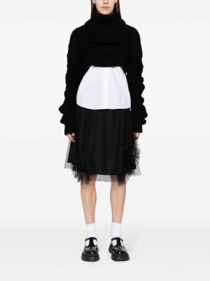Vilnonis megztinis Noir Kei Ninomiya juoda