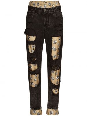 Straight leg jeans Dolce & Gabbana nero