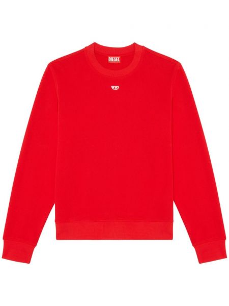 Sweatshirt mit stickerei Diesel rot