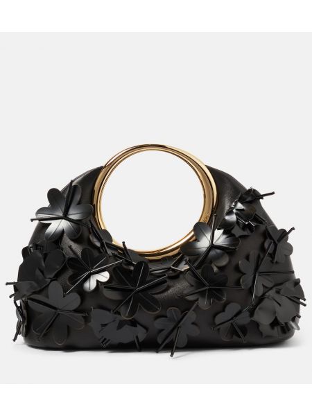 Φλοράλ τσάντα shopper Jacquemus μαύρο