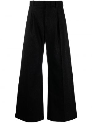Luźne spodnie wełniane z paskiem Jean Paul Gaultier