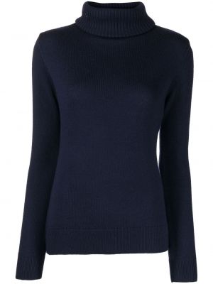 Μάλλινος πουλόβερ από μαλλί merino Perfect Moment μπλε