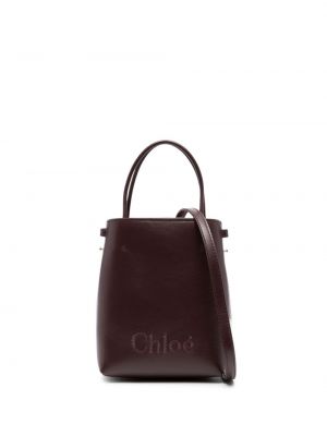 Τσάντα shopper με κέντημα Chloé