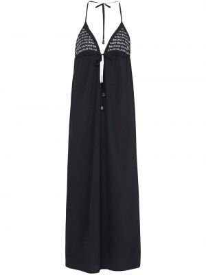 Strand dress Balmain svart