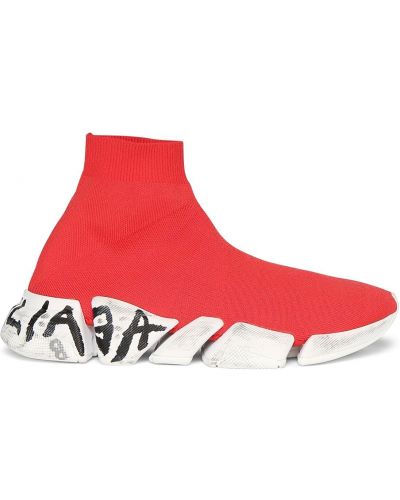 Sneakers Balenciaga Speed piros