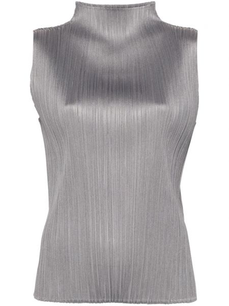 Plisseret tanktop Pleats Please Issey Miyake grå