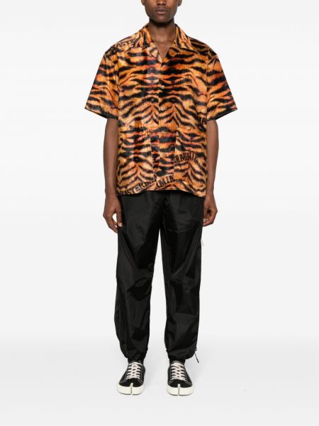 Sametová košile s potiskem s tygřím vzorem Mastermind Japan