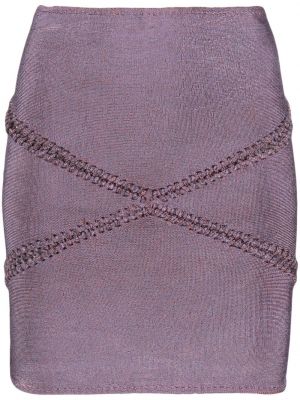 Mini sukně Isa Boulder fialové