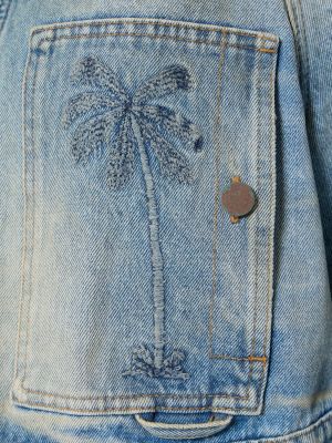 Bavlnená džínsová bunda Palm Angels
