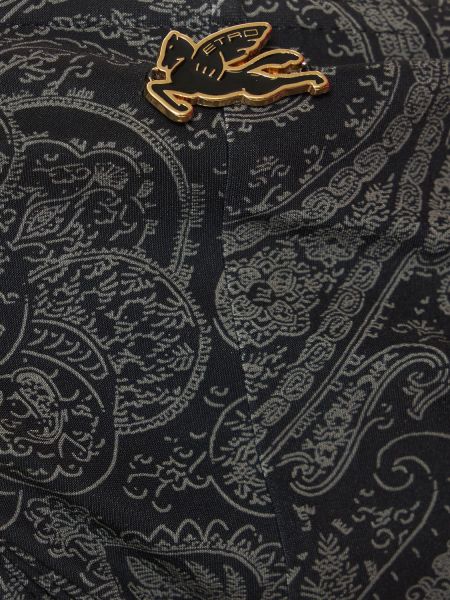 Bikiny s potlačou s paisley vzorom Etro čierna
