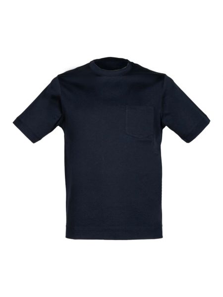 Jersey t-shirt aus baumwoll mit taschen Circolo 1901 blau