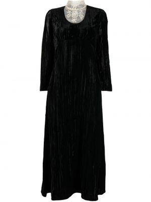 Aksamitna sukienka koktajlowa koronkowa Batsheva