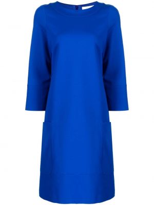 Jersey obleka Jane modra