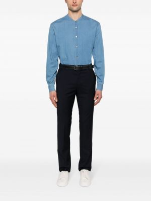 Džínová košile Giorgio Armani modrá