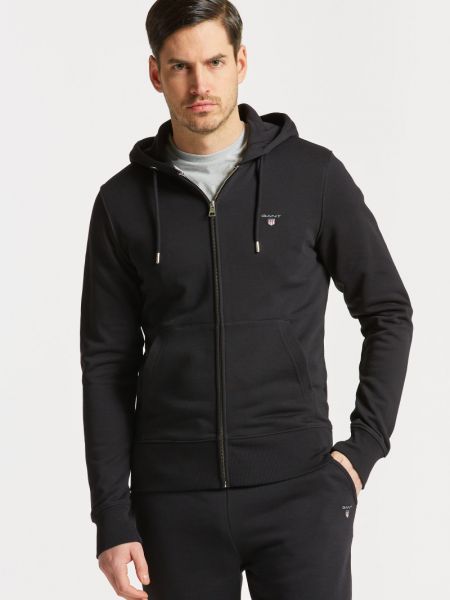MELEGÍTŐ FELSŐ GANT D1. THE ORIGINAL FULL ZIP HOODIE fekete S