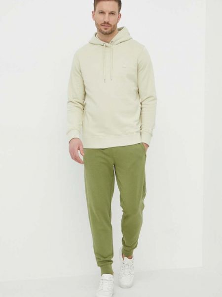 Bluza z kapturem Calvin Klein Jeans zielona