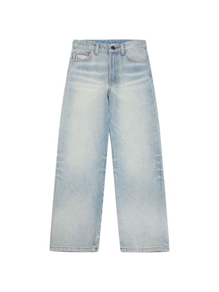 Bomuld jeans for piger N°21 blå