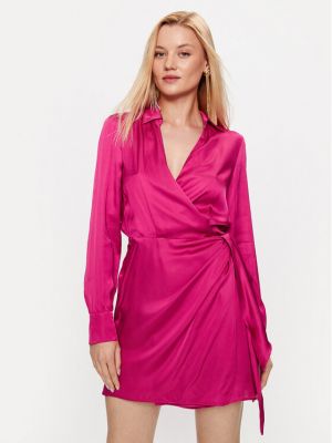 Φόρεμα σε στυλ πουκάμισο Max&co ροζ