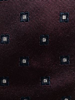 Corbata con bordado Brunello Cucinelli violeta