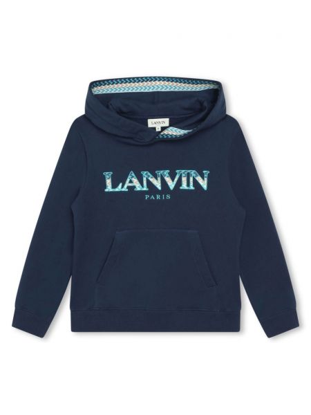 Hættetrøje for piger Lanvin Enfant blå