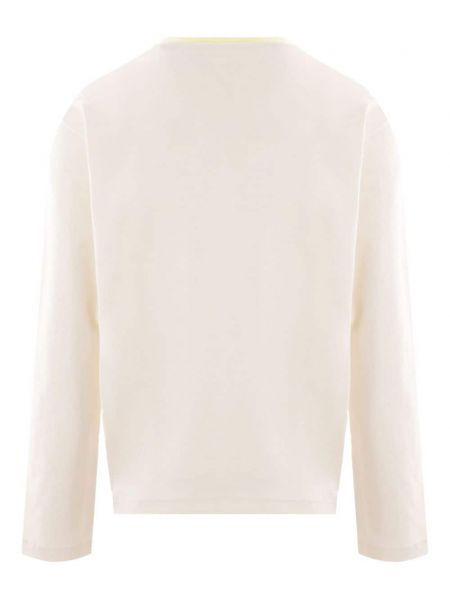 Sweter bawełniany Bottega Veneta biały