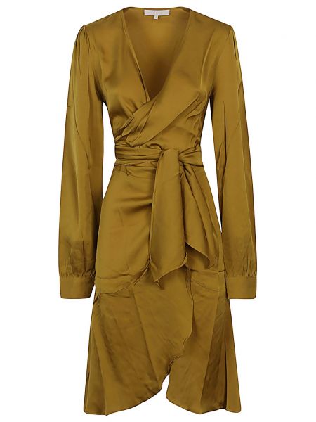 Mini-abito di seta Silk95five oro