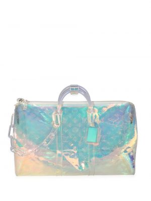 Cestovná taška Louis Vuitton strieborná