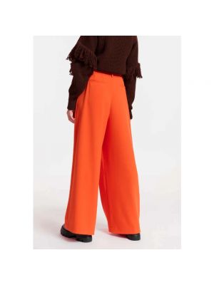 Pantalones plisados Essentiel Antwerp naranja