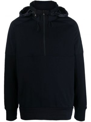 Hette zip kort jakke Tommy Hilfiger blå