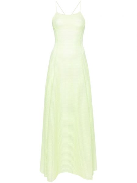 Коктейлна рокля Emporio Armani зелено