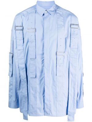 Βαμβακερό πουκάμισο Ambush μπλε
