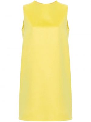 Kašmírové šaty Jil Sander žluté
