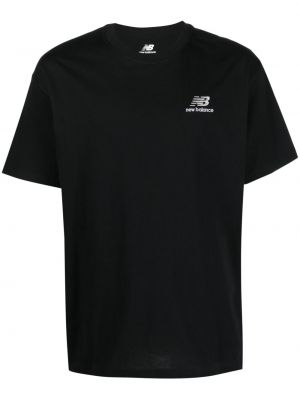 Тениска с принт New Balance черно