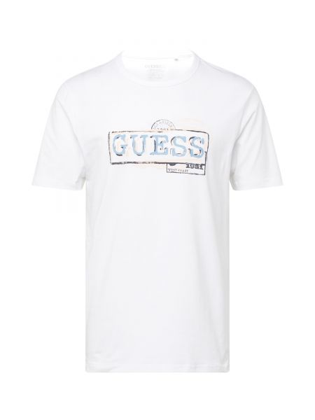 Majica slim fit Guess bijela