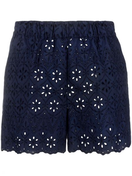 Pantalones cortos con bordado P.a.r.o.s.h. azul