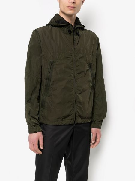 Slēpošanas jaka ar kapuci Moncler zaļš