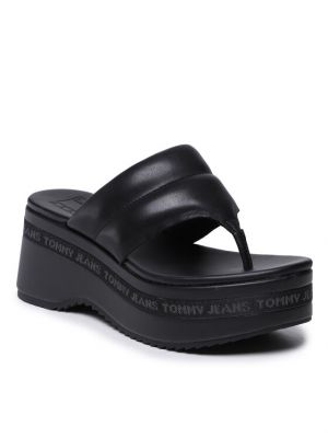 Japonki Tommy Jeans czarne