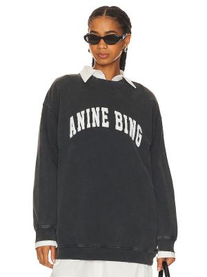 Sudadera con capucha Anine Bing negro