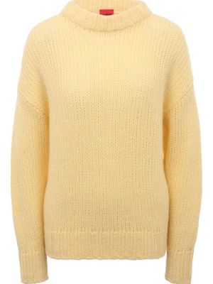Шерстяной свитер Hugo желтый