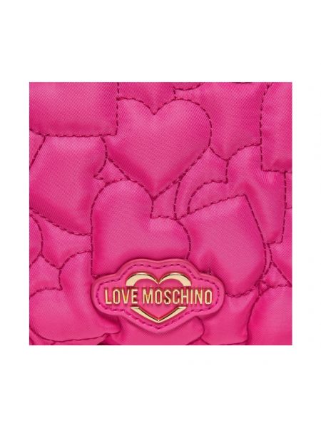 Bolsa de hombro Love Moschino rosa