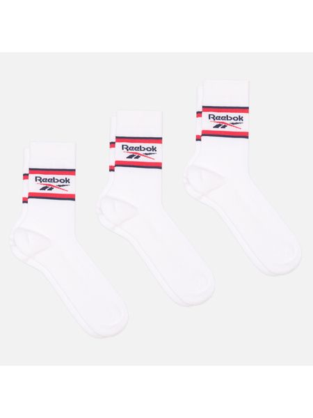 Комплект носков Reebok Crew BB EU белый