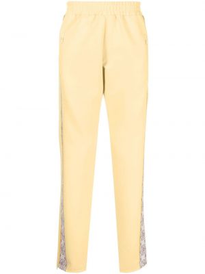 Pantaloni con stampa Mouty giallo
